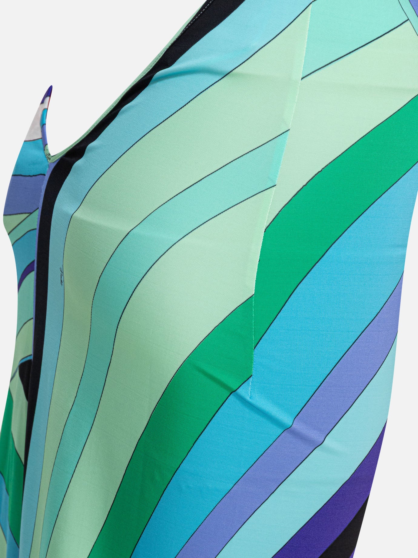 Pucci Long dress in Iride print 16317255_40 Light blue thumbnail_4