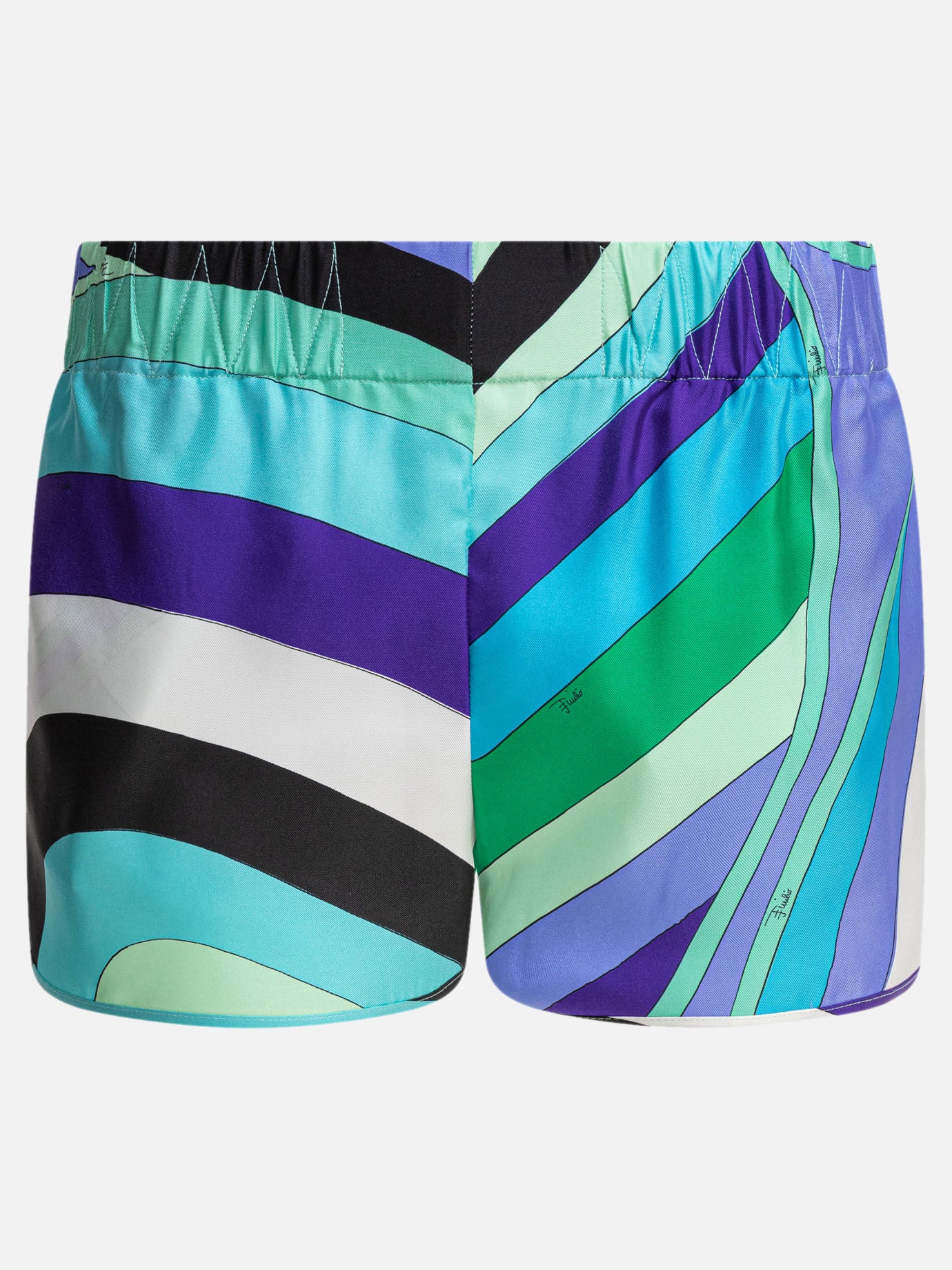 Drawstring shorts Graphics  Blue - Pucci Women | PDP | VIETTI Online Store | thumbnail