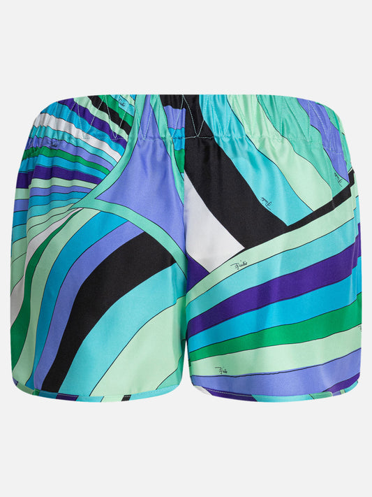 Drawstring shorts Print  Blue - Pucci Women | PLP | VIETTI Online Store | 2
