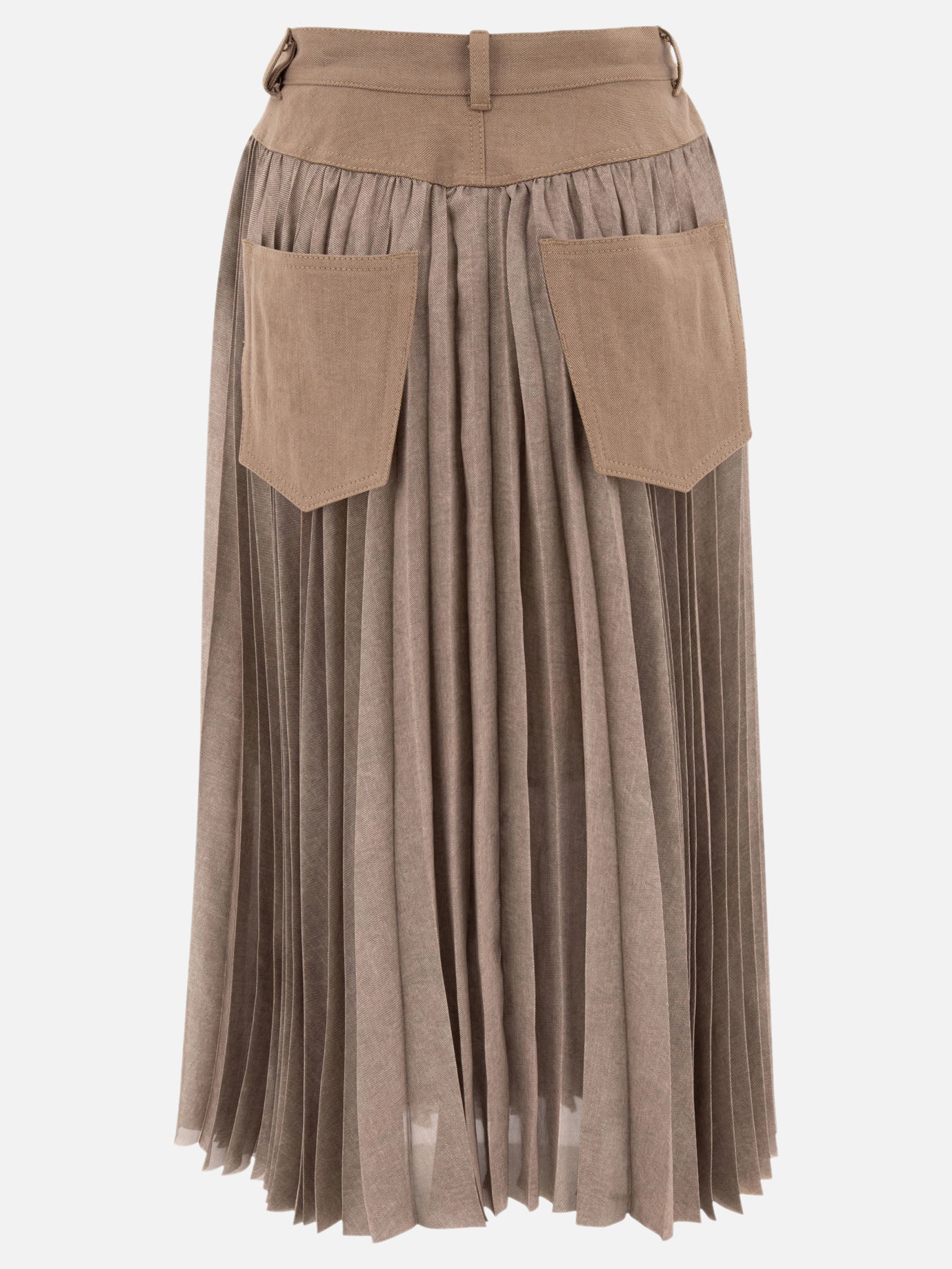 スカート Sacai Leopard skirt Beige Leopard Print Skirt | sacai Official Store サカイ オフィシャル