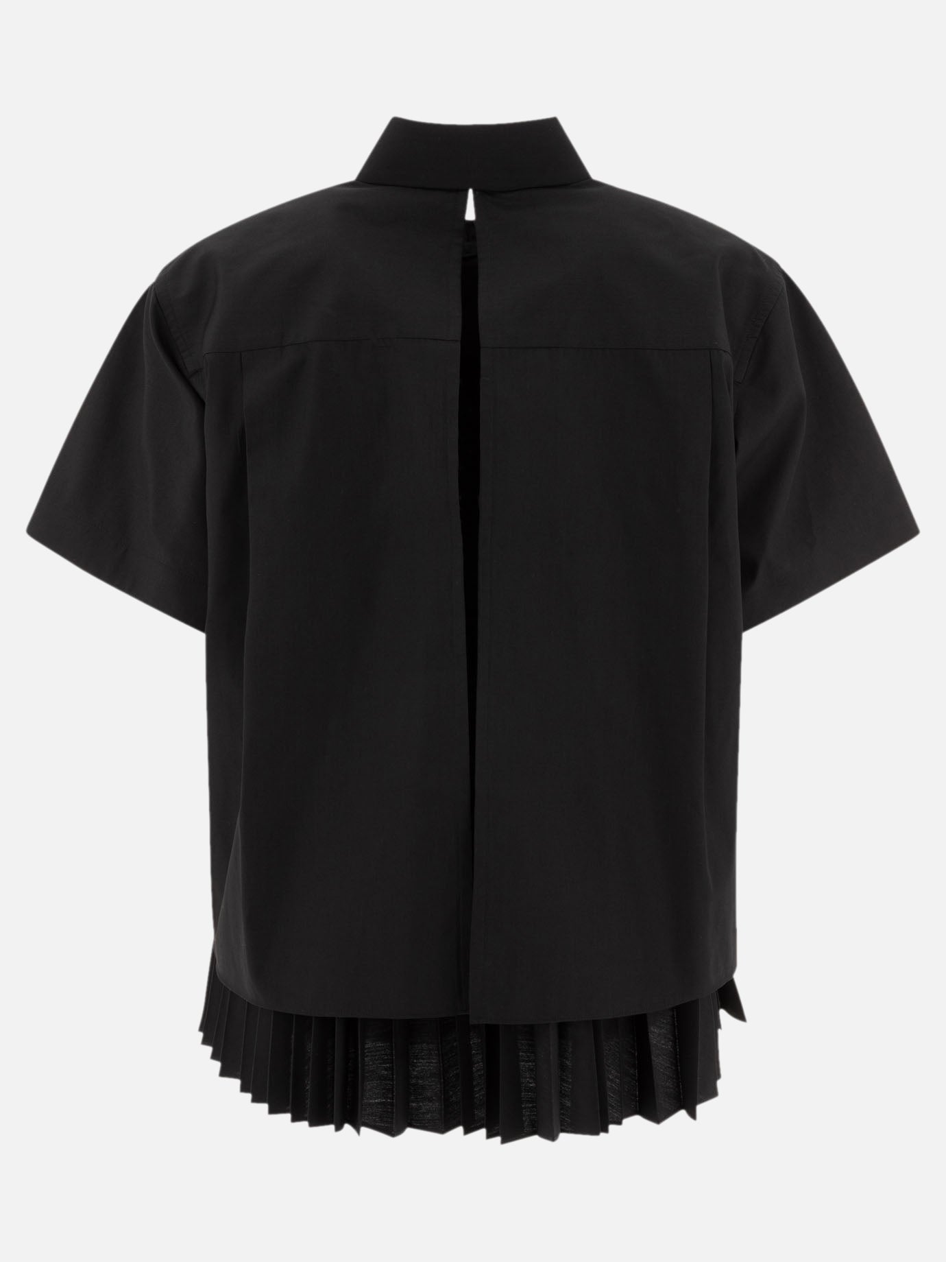 Sacai Cotton poplin shirt 10435174_3 Black thumbnail_2