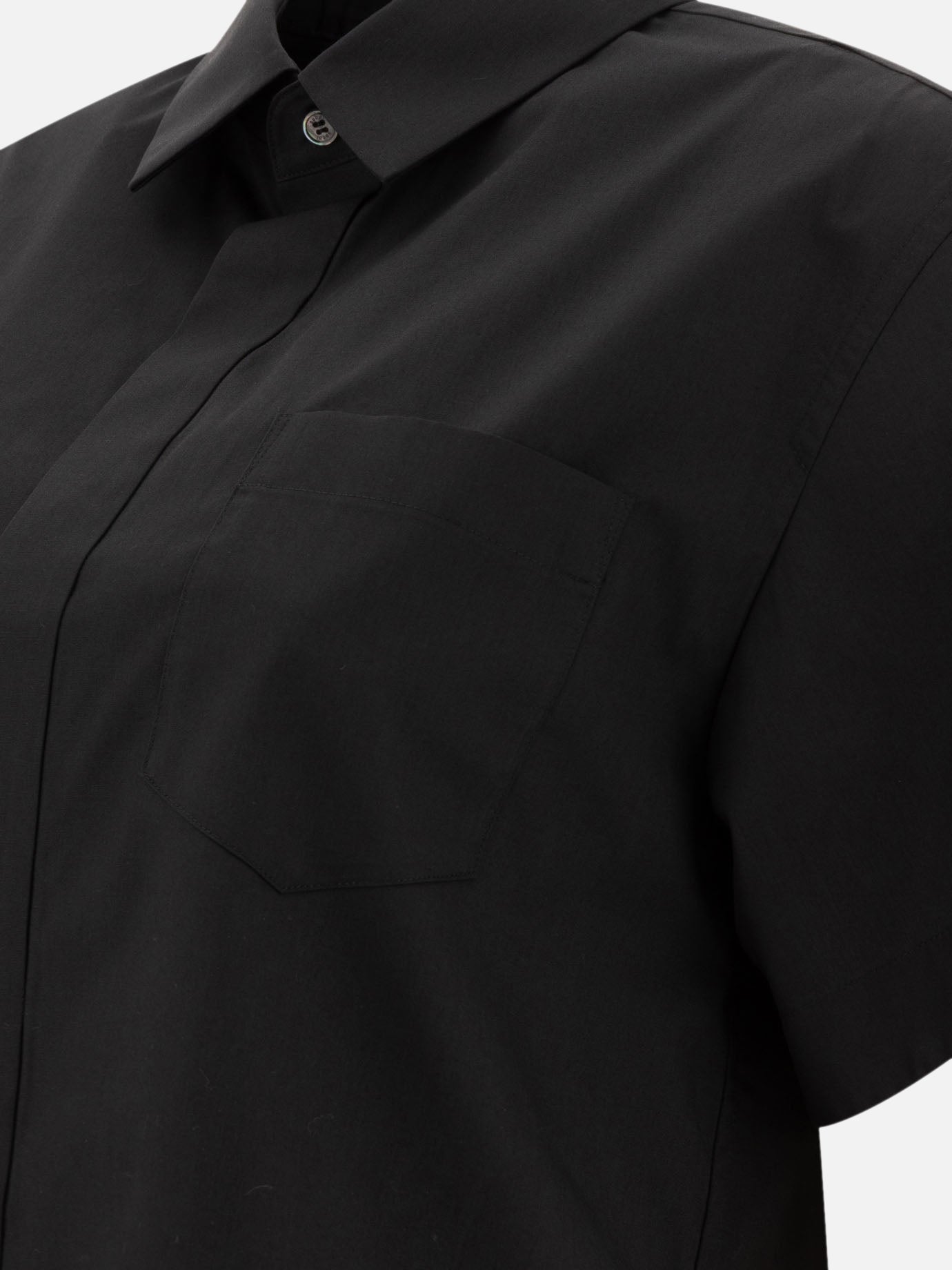 Sacai Cotton poplin shirt 10435174_3 Black thumbnail_4