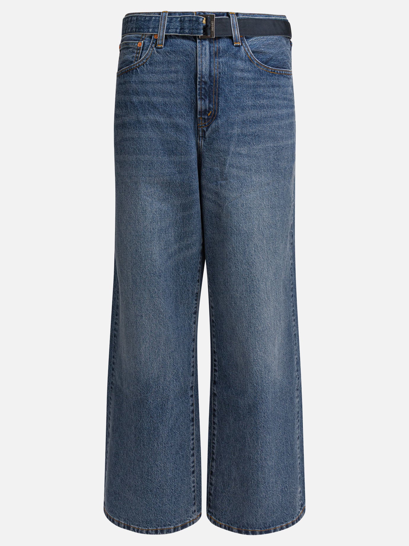 Wide-leg jeans Denim  Blue - Sacai Men | PDP | VIETTI Online Store | Zoom-Modal
