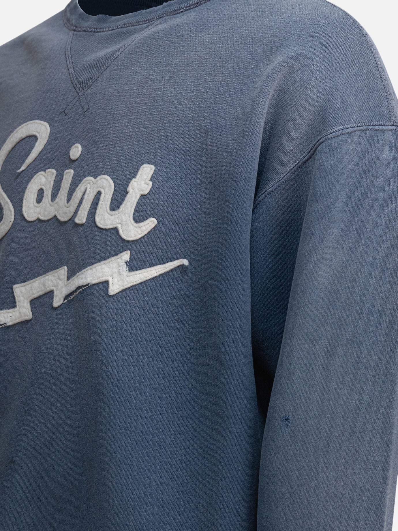 Crewnecks Logo  Blue - ©SAINT M×××××× Men | PDP | VIETTI Online Store | thumbnail_4