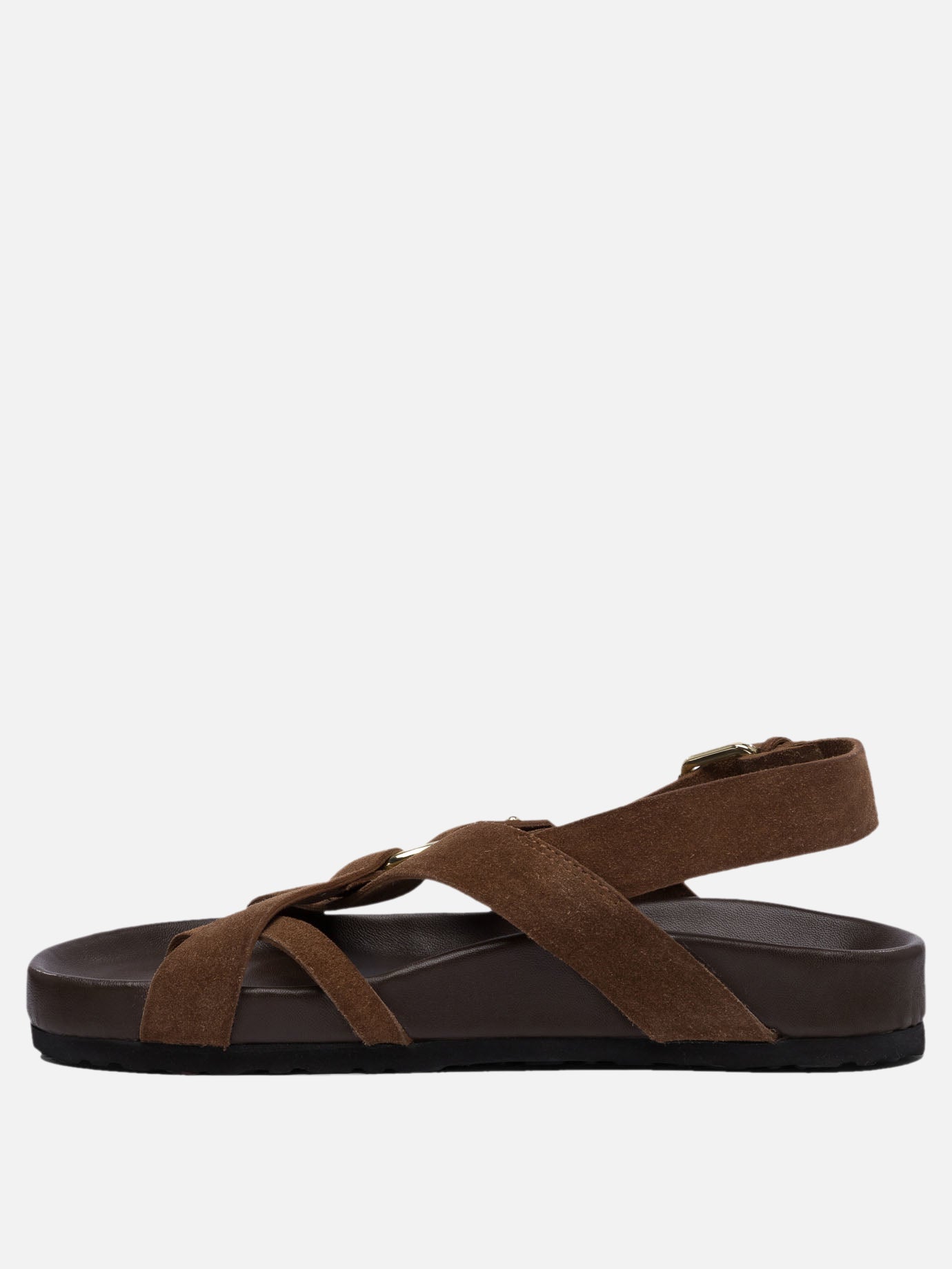 Flat sandals 100% bovine leather - 100% rubber  Brown - Soeur Women | PDP | VIETTI Online Store | Zoom-Modal_3
