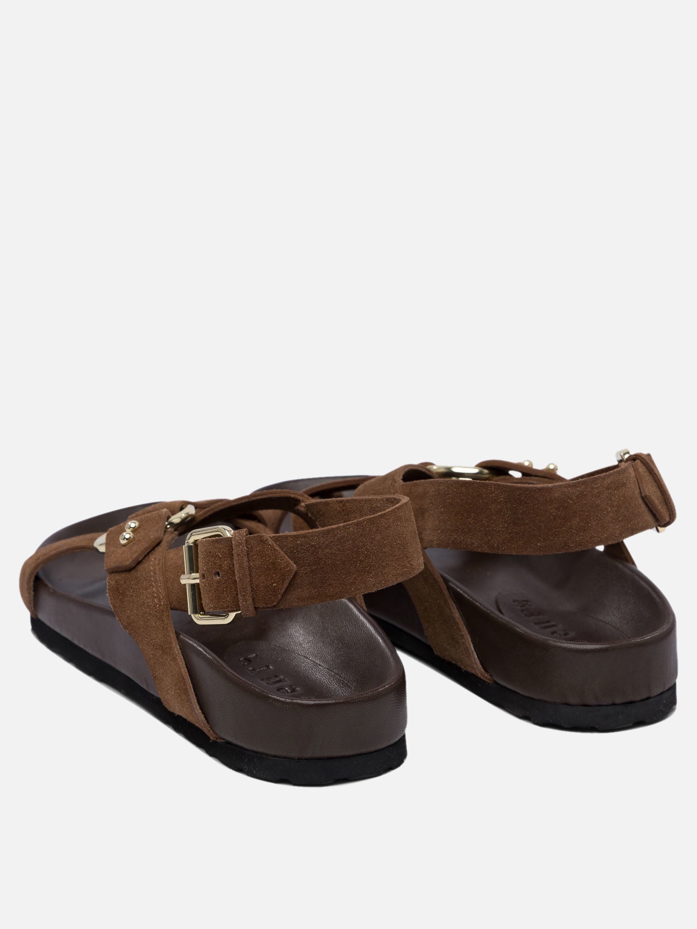 Flat sandals 100% bovine leather - 100% rubber  Brown - Soeur Women | PDP | VIETTI Online Store | Zoom-Modal_4
