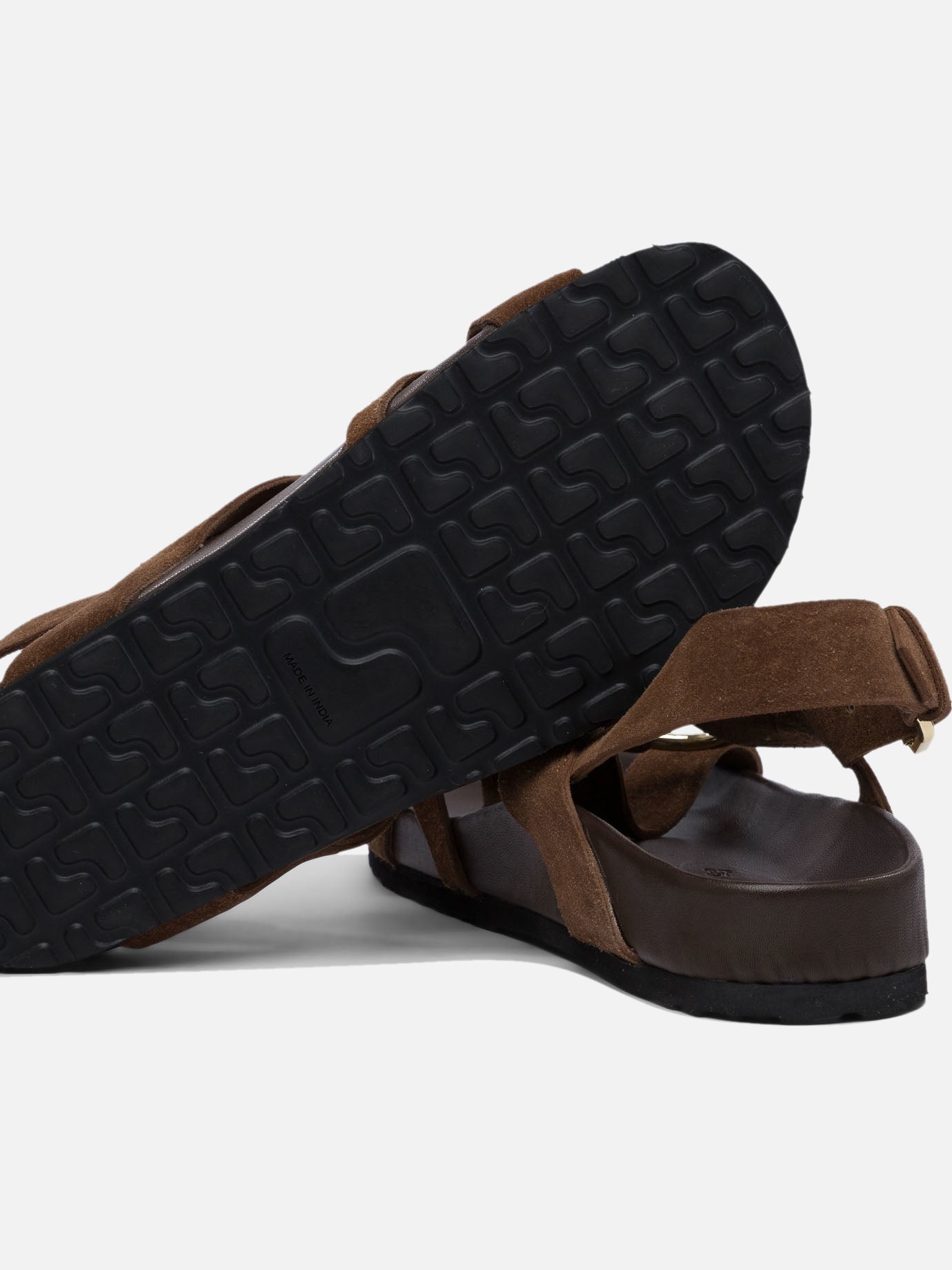 Flat sandals 100% bovine leather - 100% rubber  Brown - Soeur Women | PDP | VIETTI Online Store | Zoom-Modal_5

