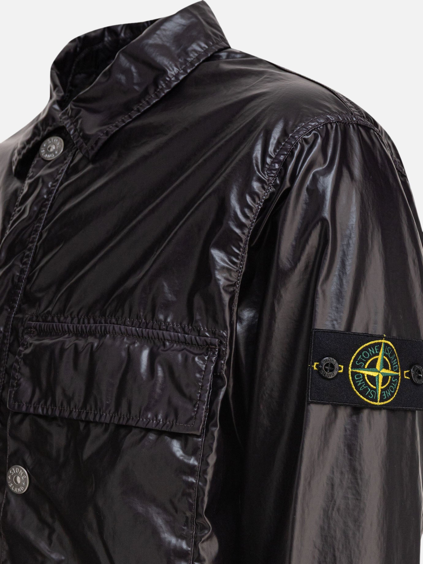 Windbreakers Logo  Black - Stone Island Men | PDP | VIETTI Online Store | thumbnail_4
