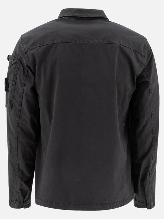 Overshirt jackets Logo  Grey - Stone Island Men | PLP | VIETTI Online Store | 2
