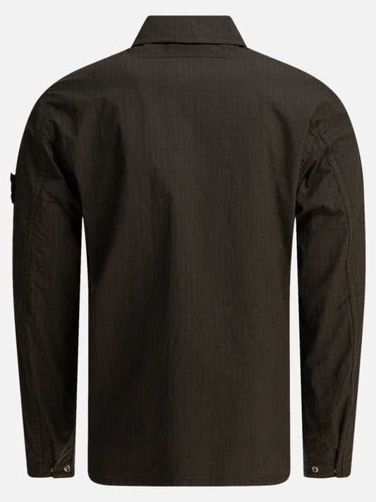 Overshirt jackets Logo  Green - Stone Island Men | PLP | VIETTI Online Store | 2
