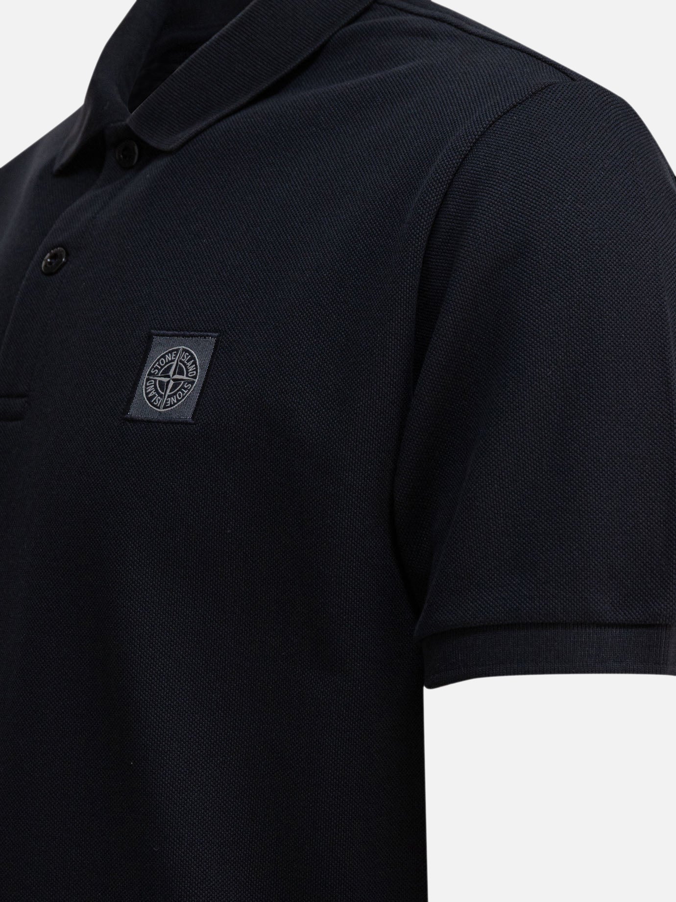 Stone Island Organic cotton piqué polo shirt 27633493_M Blue thumbnail_4