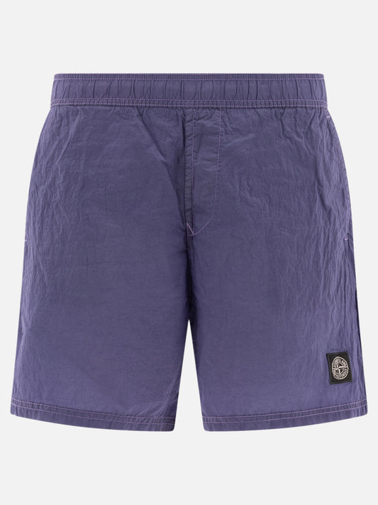 Swim shorts Logo  Purple - Stone Island Men | PLP | VIETTI Online Store 
