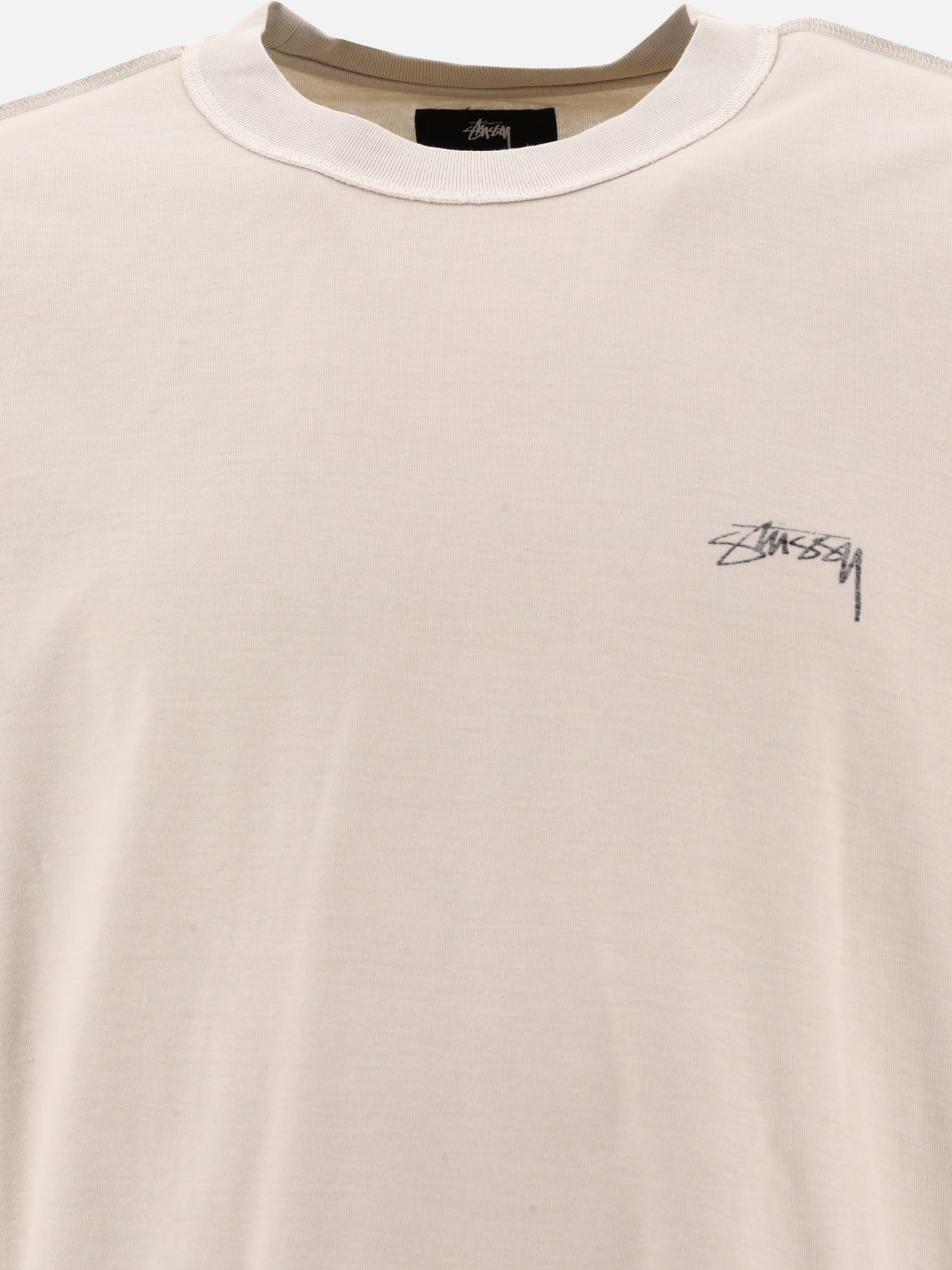 Crewneck t-shirts Logo  Beige - Stüssy Men | PDP | VIETTI Online Store | Zoom-Modal_3
