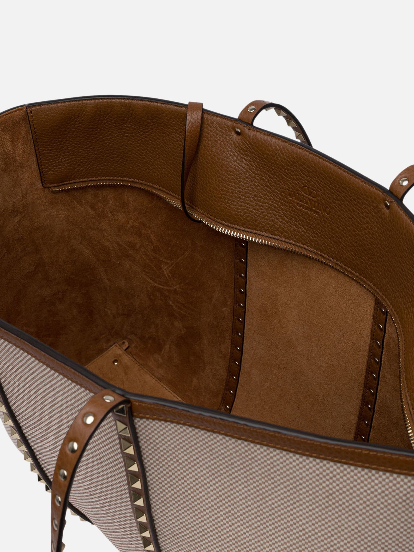 Valentino Garavani "Rockstud" tote bag Beige