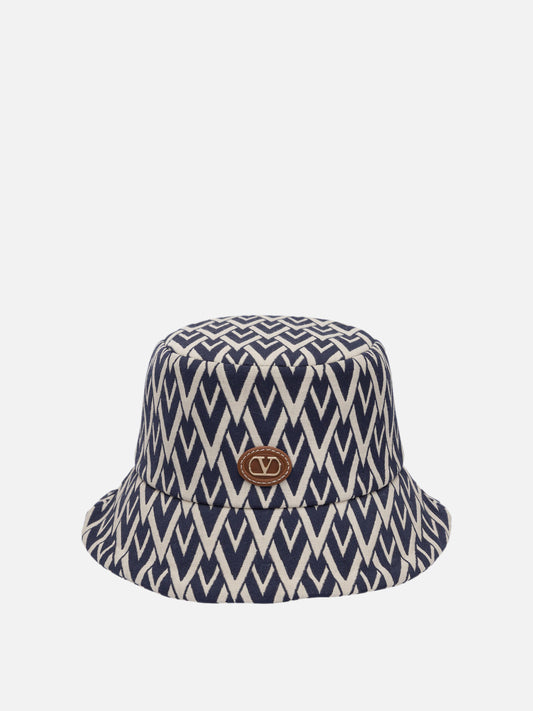 Valentino Garavani "Toute la V" Bucket hat 14857333_58 Blue 1