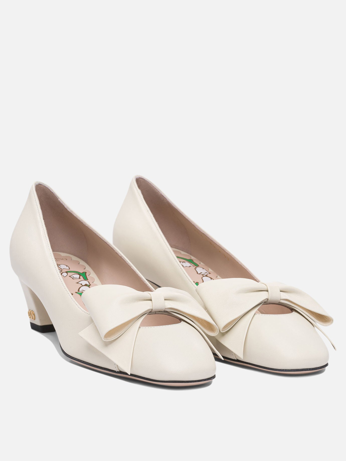 Valentino Garavani &quot;Bowow 45 mm&quot; pumps 12731304_38 White thumbnail_2