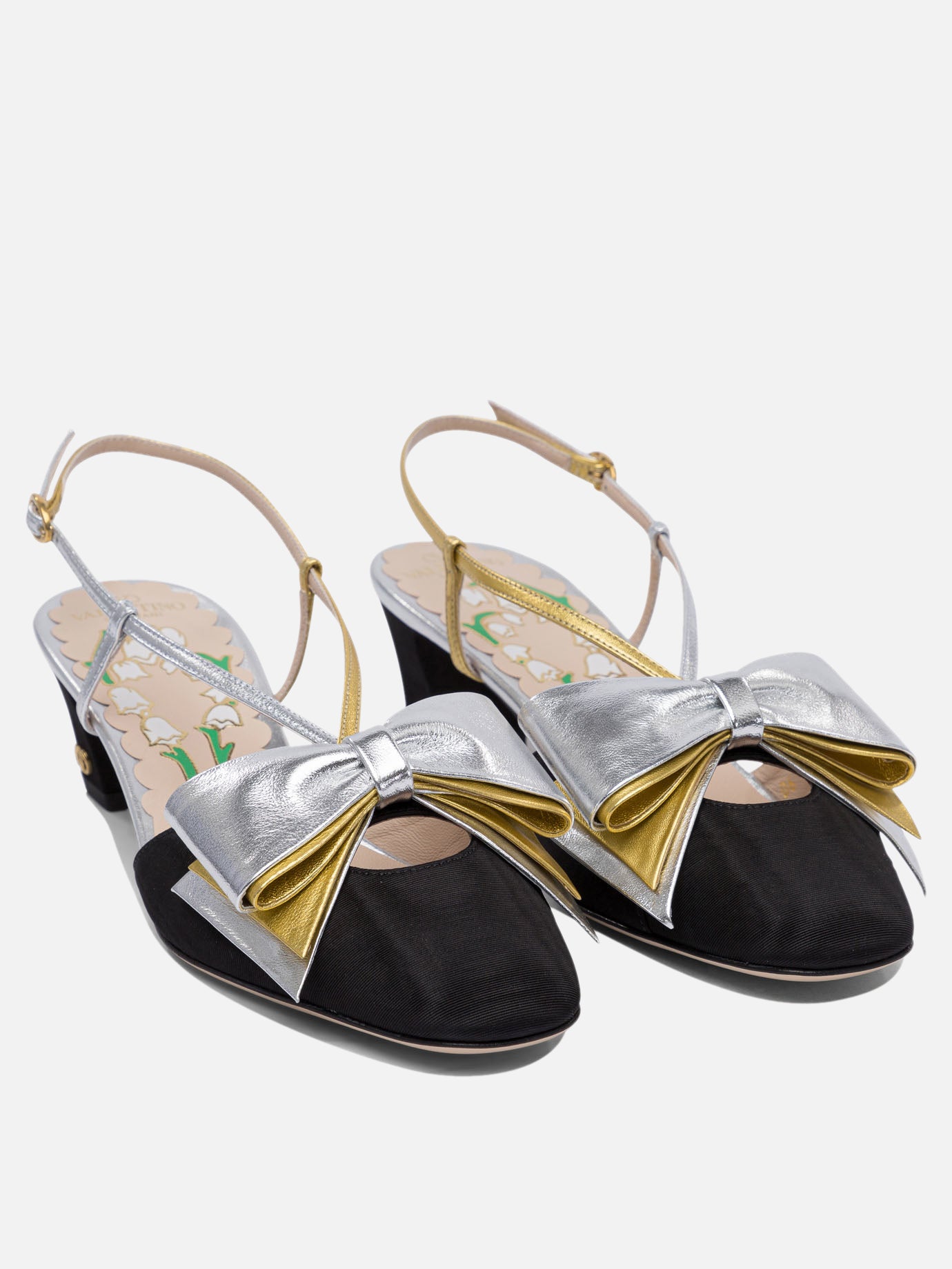 Slingbacks 100% leather - 100% leather  Black - Valentino Garavani Women | PDP | VIETTI Online Store | Zoom-Modal_2
