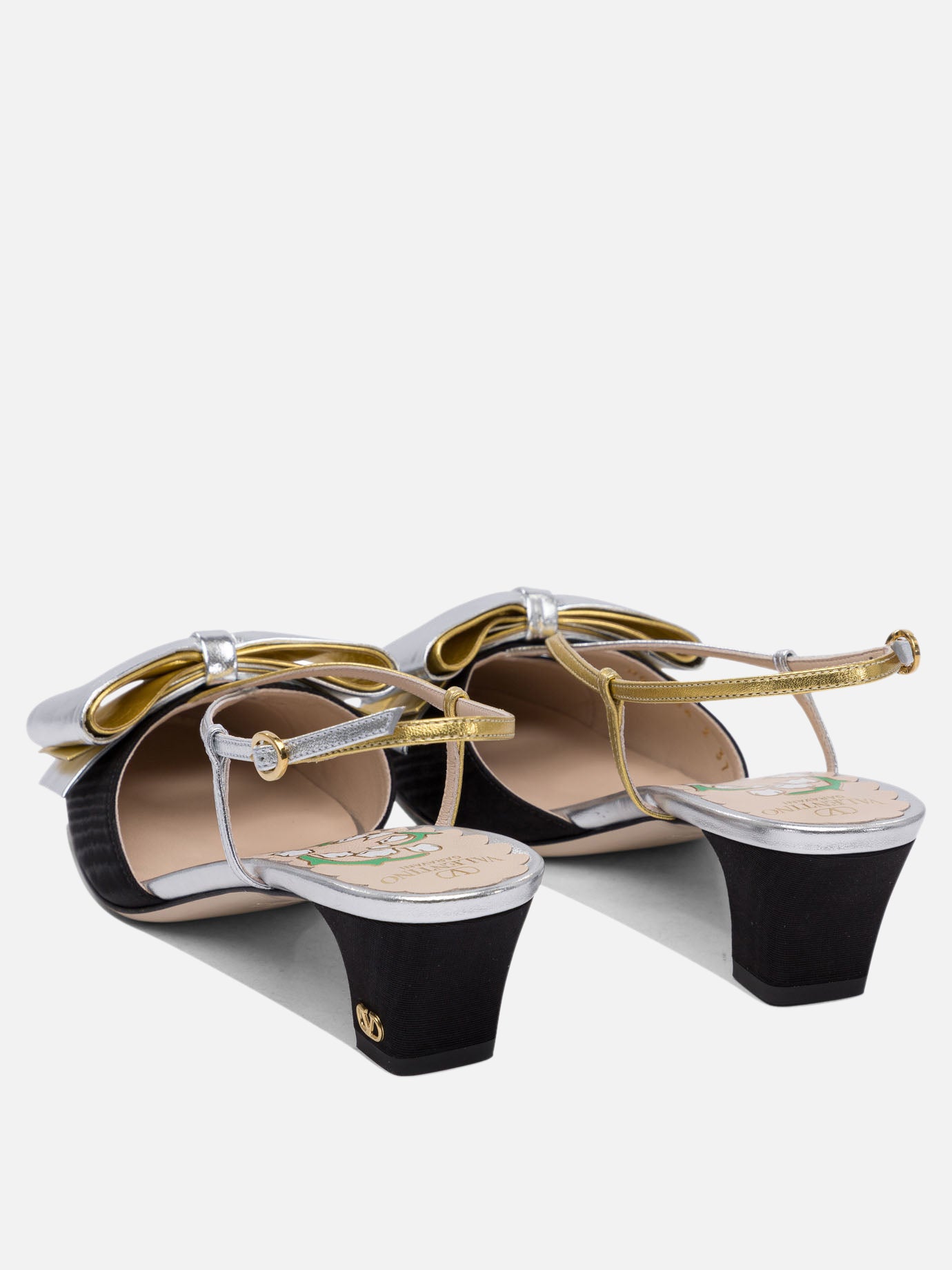 Slingbacks 100% leather - 100% leather  Black - Valentino Garavani Women | PDP | VIETTI Online Store | Zoom-Modal_4
