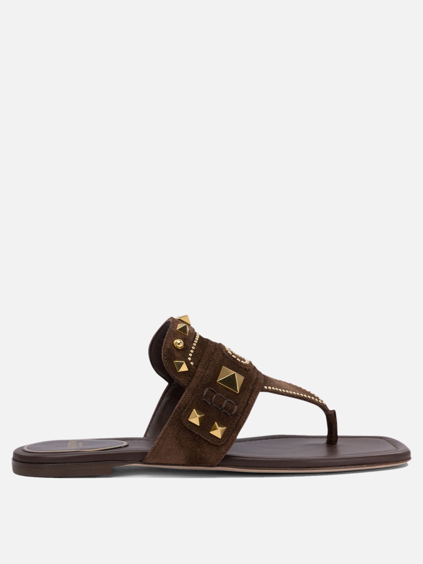 Valentino Garavani &quot;Plaster Caster&quot; slides 10556408_36 Brown thumbnail_1