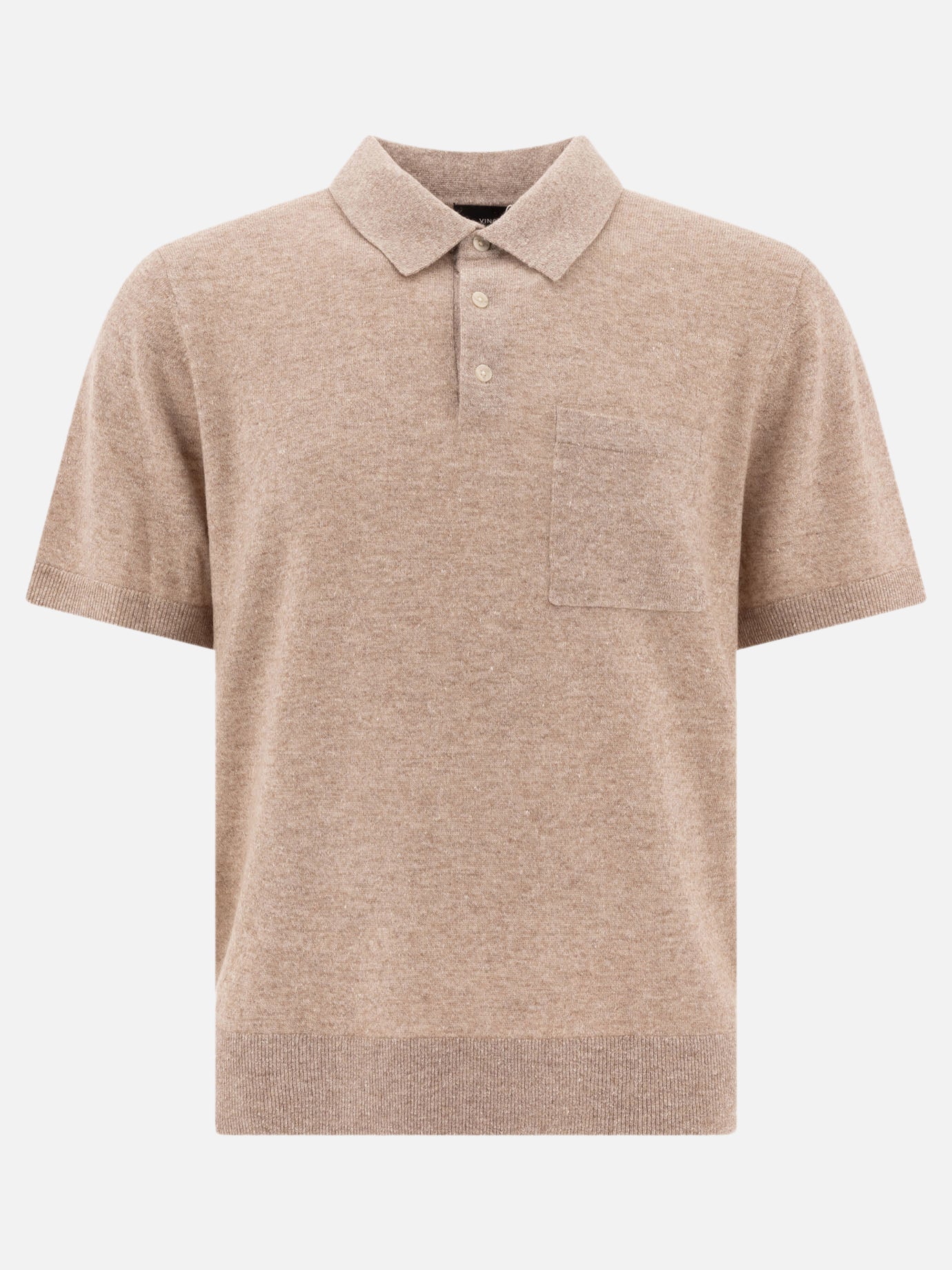 Polo shirts with buttons Solid colour  Beige - Vince Men | PDP | VIETTI Online Store | thumbnail