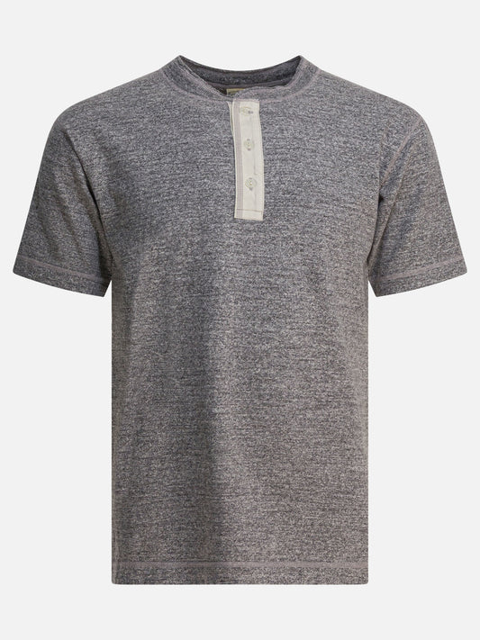 Crewneck t-shirts Solid colour  Grey - Buzz Rickson's Men | PDP | VIETTI Online Store 
