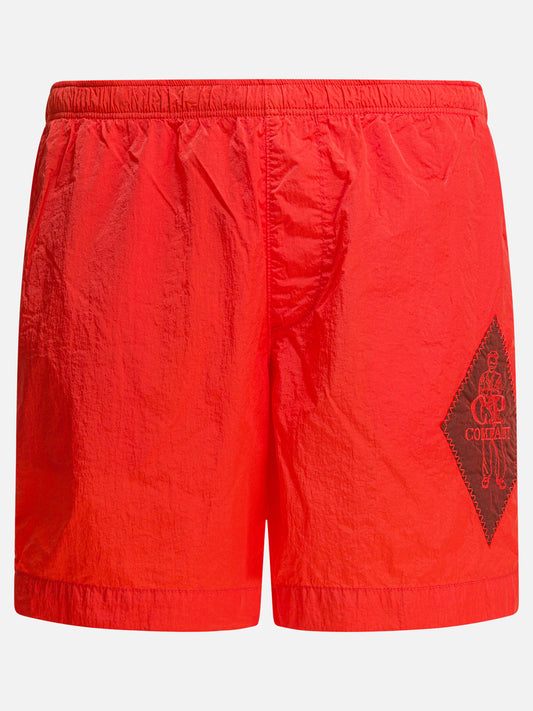 Swim shorts Logo  Red - C.P. Company Men | PDP | VIETTI Online Store 
