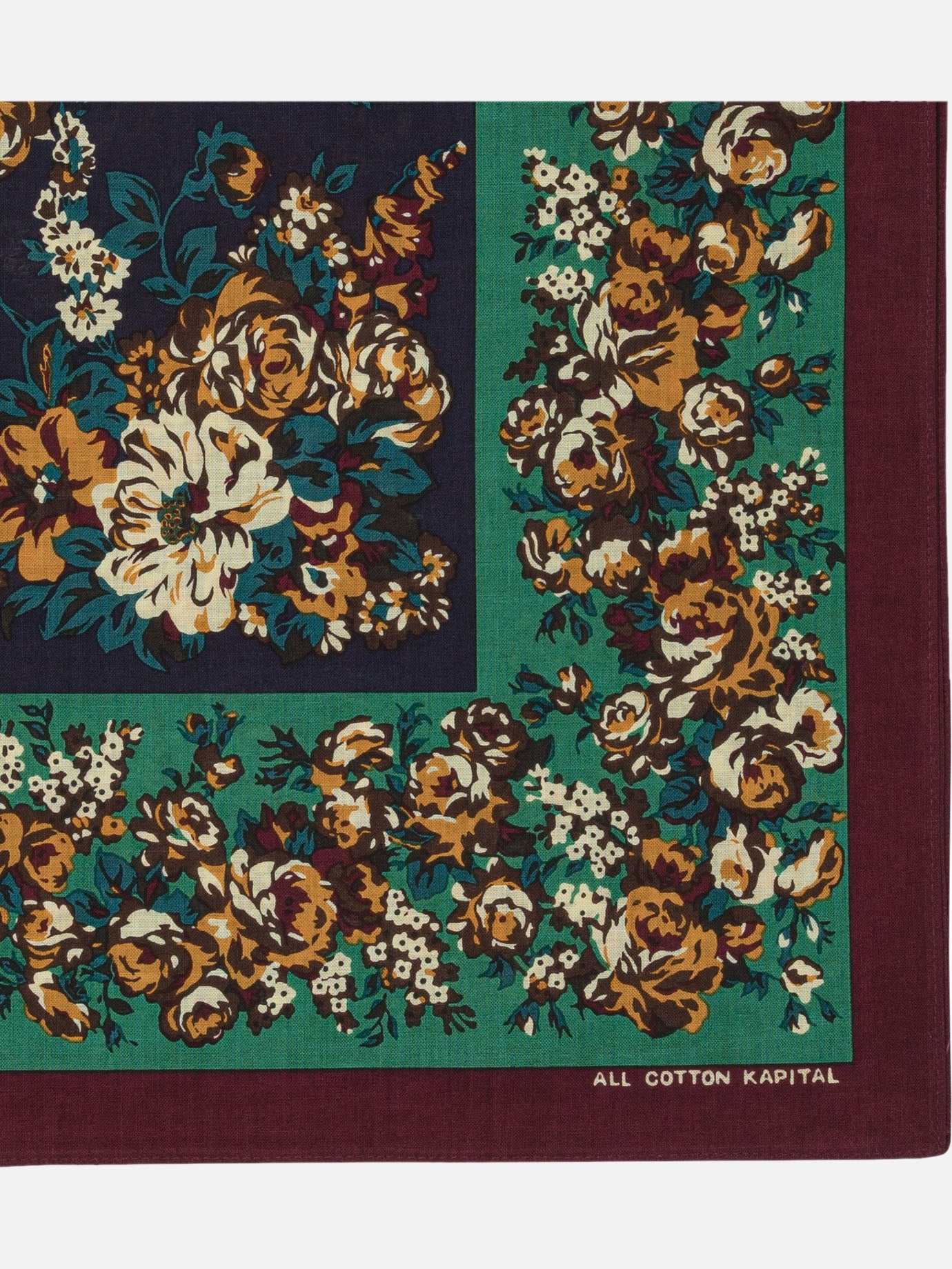 Silk scarves 100% cotton  Bordeaux - KAPITAL Men | PDP | VIETTI Online Store | thumbnail_2