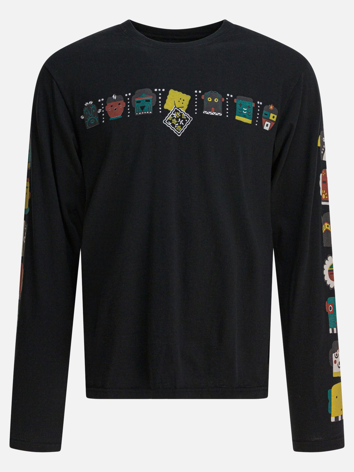 Crewneck t-shirts Print  Black - KAPITAL Men | PDP | VIETTI Online Store | thumbnail