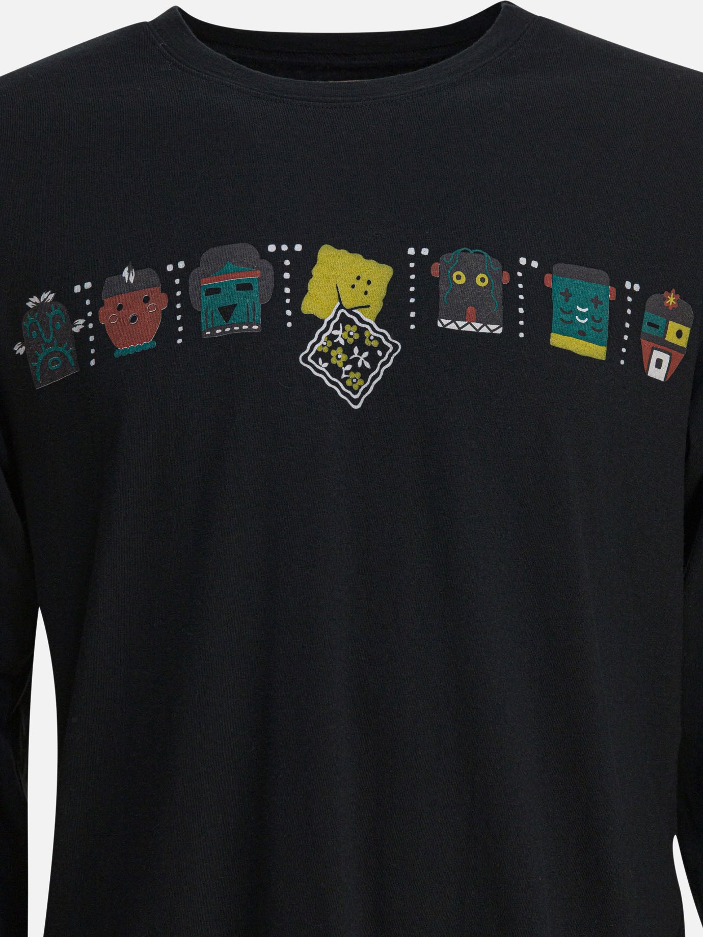 Crewneck t-shirts Print  Black - KAPITAL Men | PDP | VIETTI Online Store | Zoom-Modal_3
