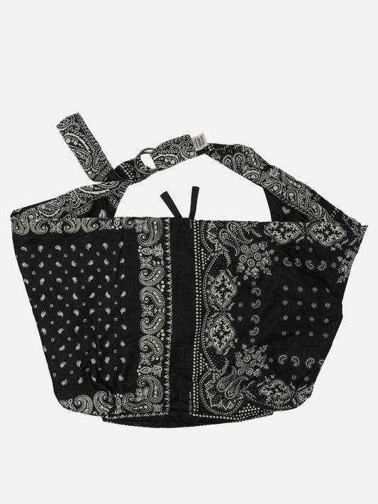 Large bags 100% cotton  Black - KAPITAL Men | PLP | VIETTI Online Store 
