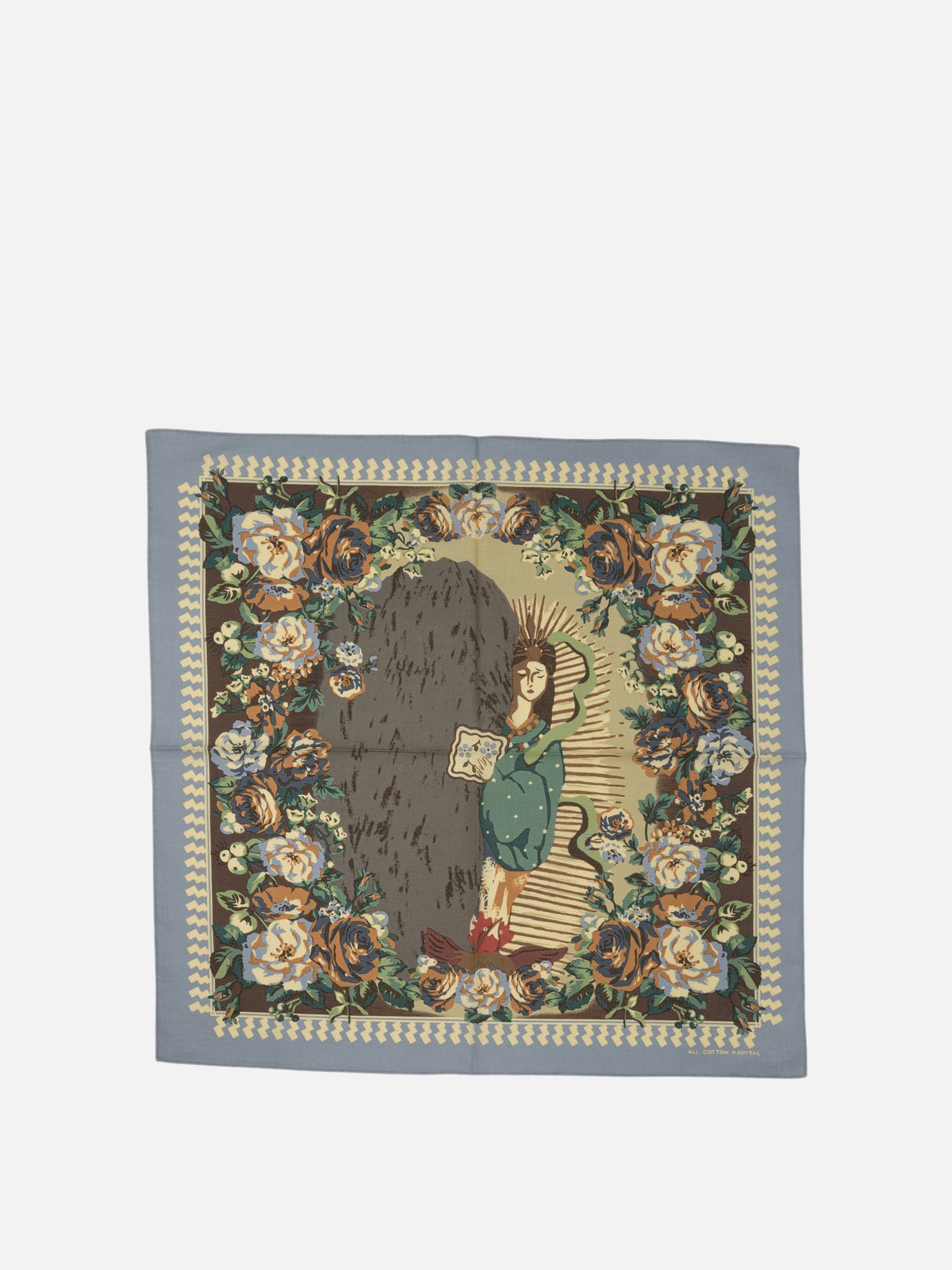 Silk scarves 100% cotton  Light blue - KAPITAL Men | PDP | VIETTI Online Store | Zoom-Modal

