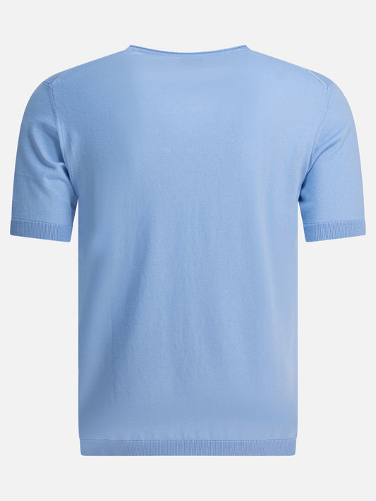 Crewneck t-shirts Solid colour  Light blue - Rakkì Men | PDP | VIETTI Online Store | 2
