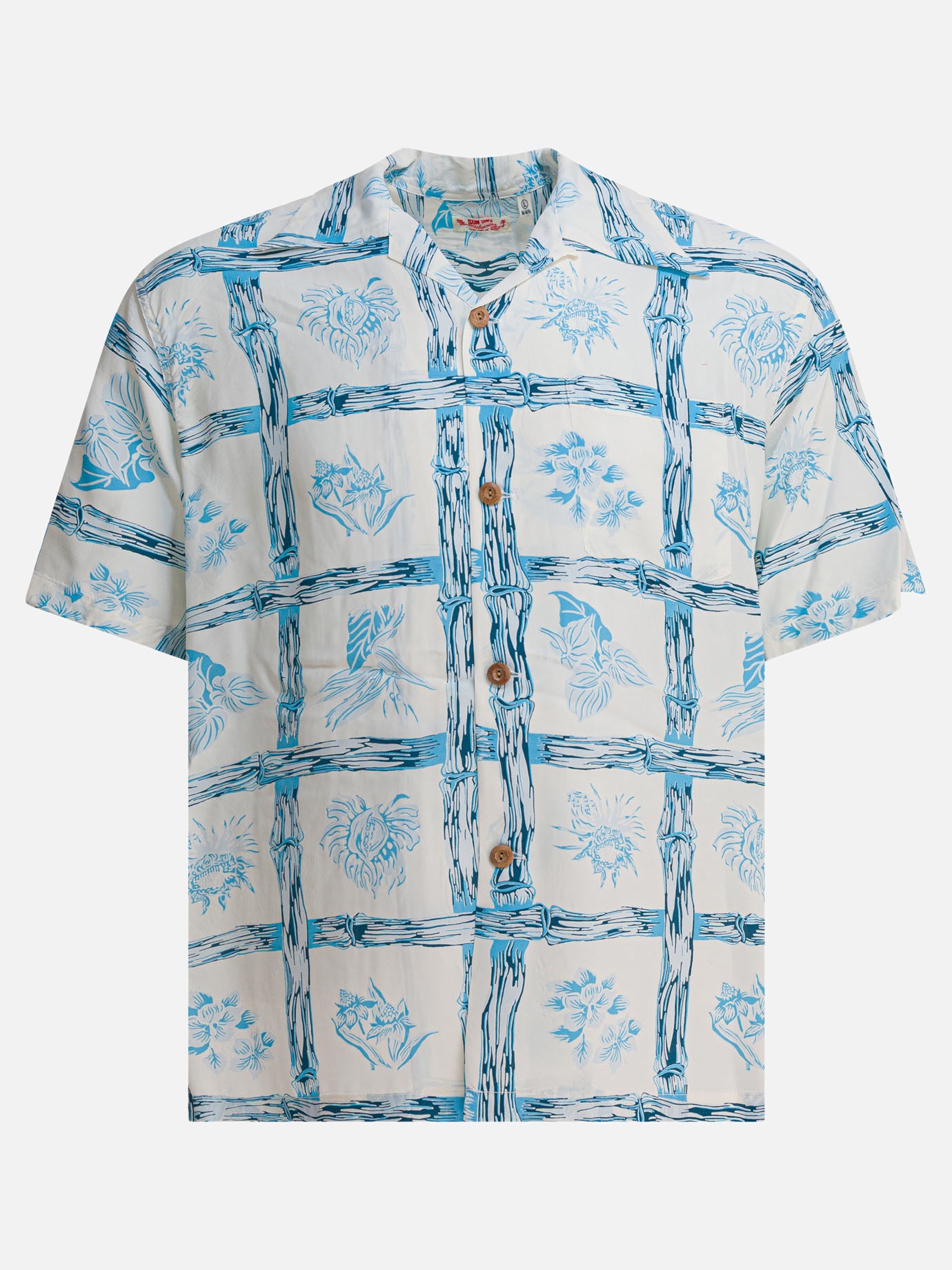 Casual shirts Floral  Light blue - Sun Surf Men | PDP | VIETTI Online Store | thumbnail