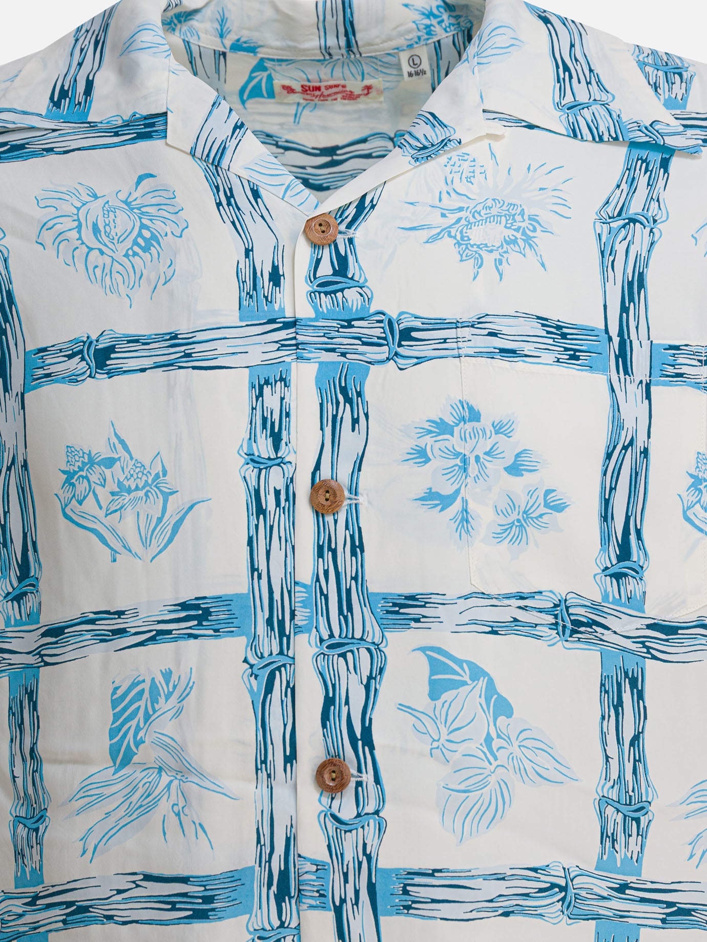 Casual shirts Floral  Light blue - Sun Surf Men | PDP | VIETTI Online Store | thumbnail_3