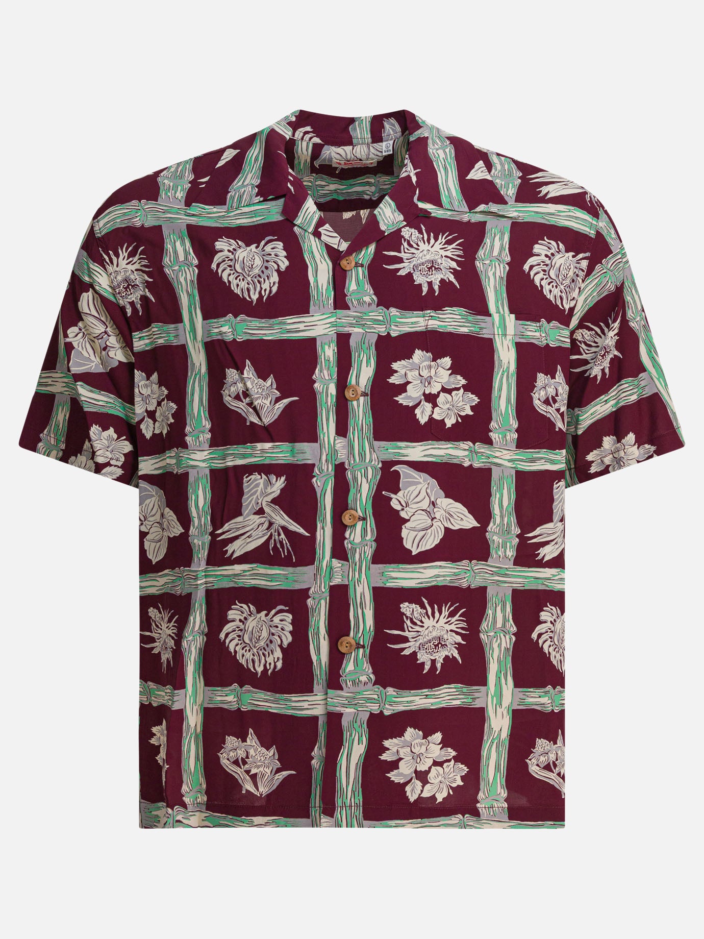 Casual shirts Floral  Bordeaux - Sun Surf Men | PDP | VIETTI Online Store | thumbnail