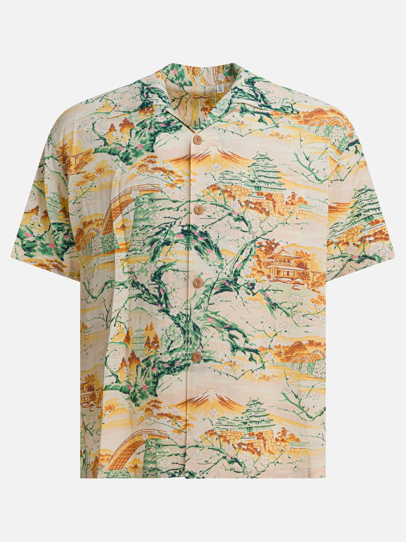 Sun Surf &quot;Scenery of Japan&quot; shirt 29979962_L Yellow thumbnail_1