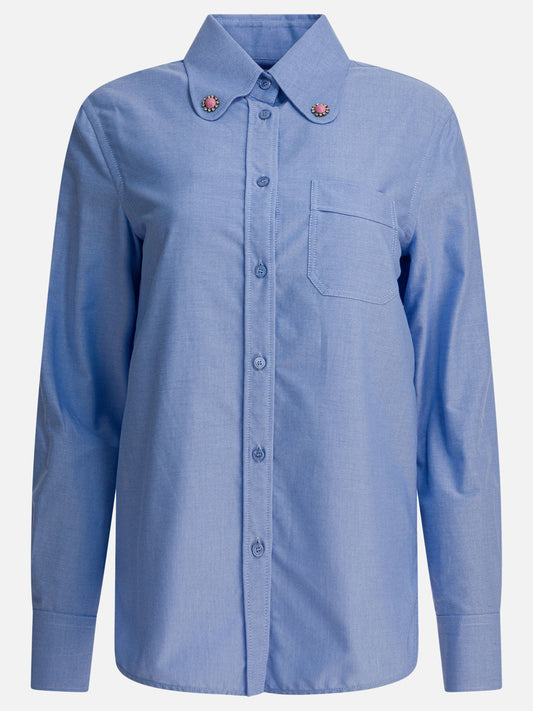 Casual shirts Solid colour  Light blue - Valentino Women | PDP | VIETTI Online Store 
