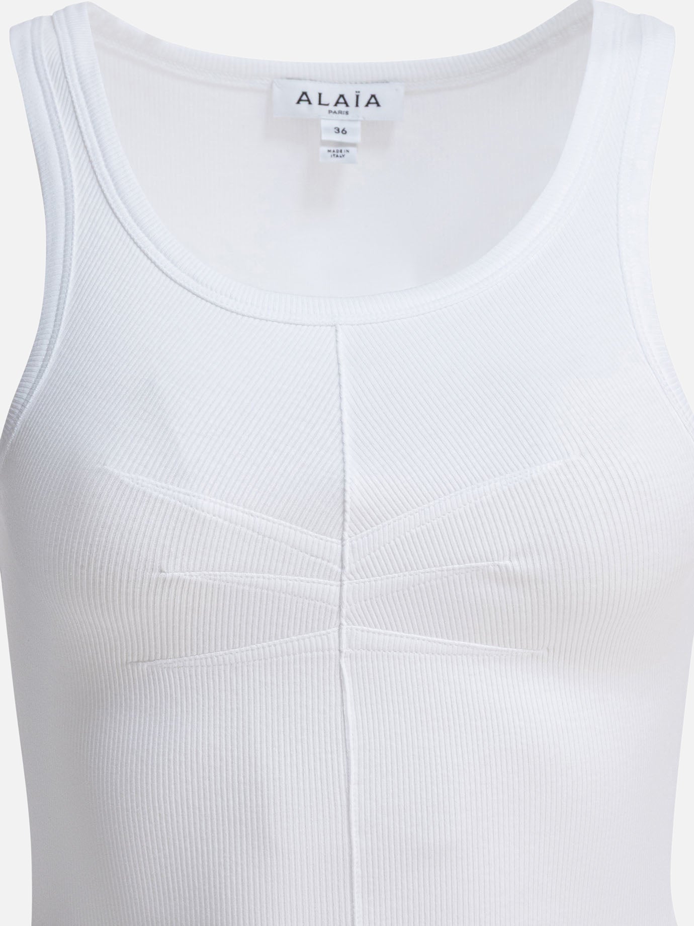 Tank tops Solid colour  White - Alaïa Women | PDP | VIETTI Online Store | Zoom-Modal_3
