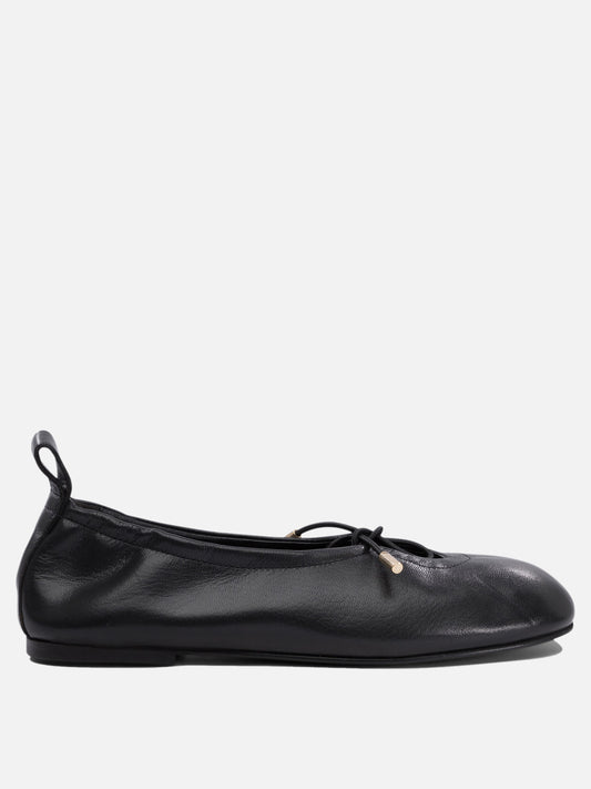 Classic ballet flats 100% leather  Black - Alohas Women | PDP | VIETTI Online Store 
