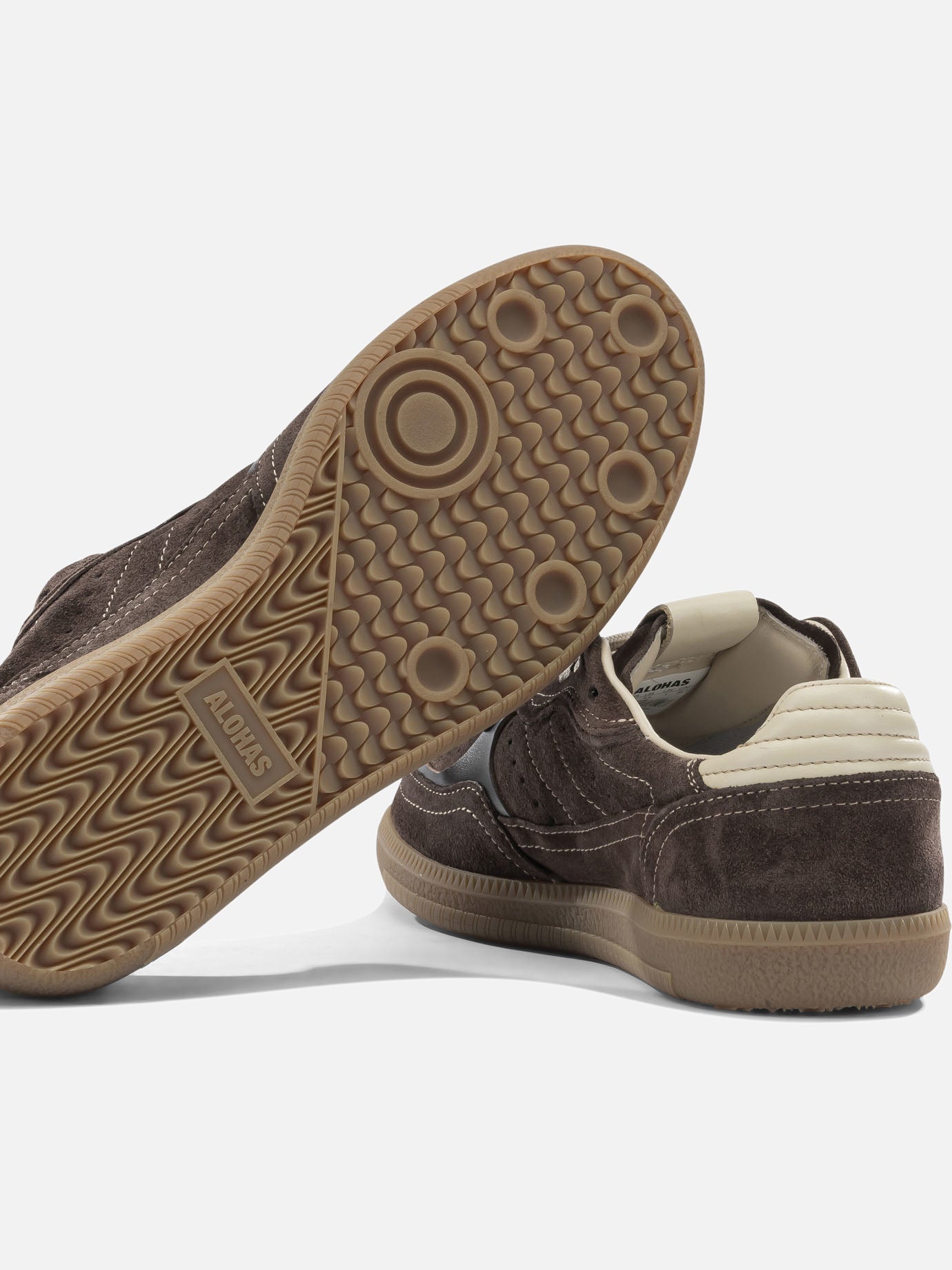 Low top sneakers 100% cow suede - 100% rubber  Brown - Alohas Women | PDP | VIETTI Online Store | thumbnail_5