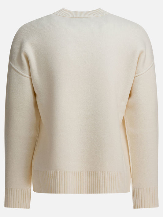 Crewneck sweaters Logo  White - Ami Paris Men | PDP | VIETTI Online Store | 2
