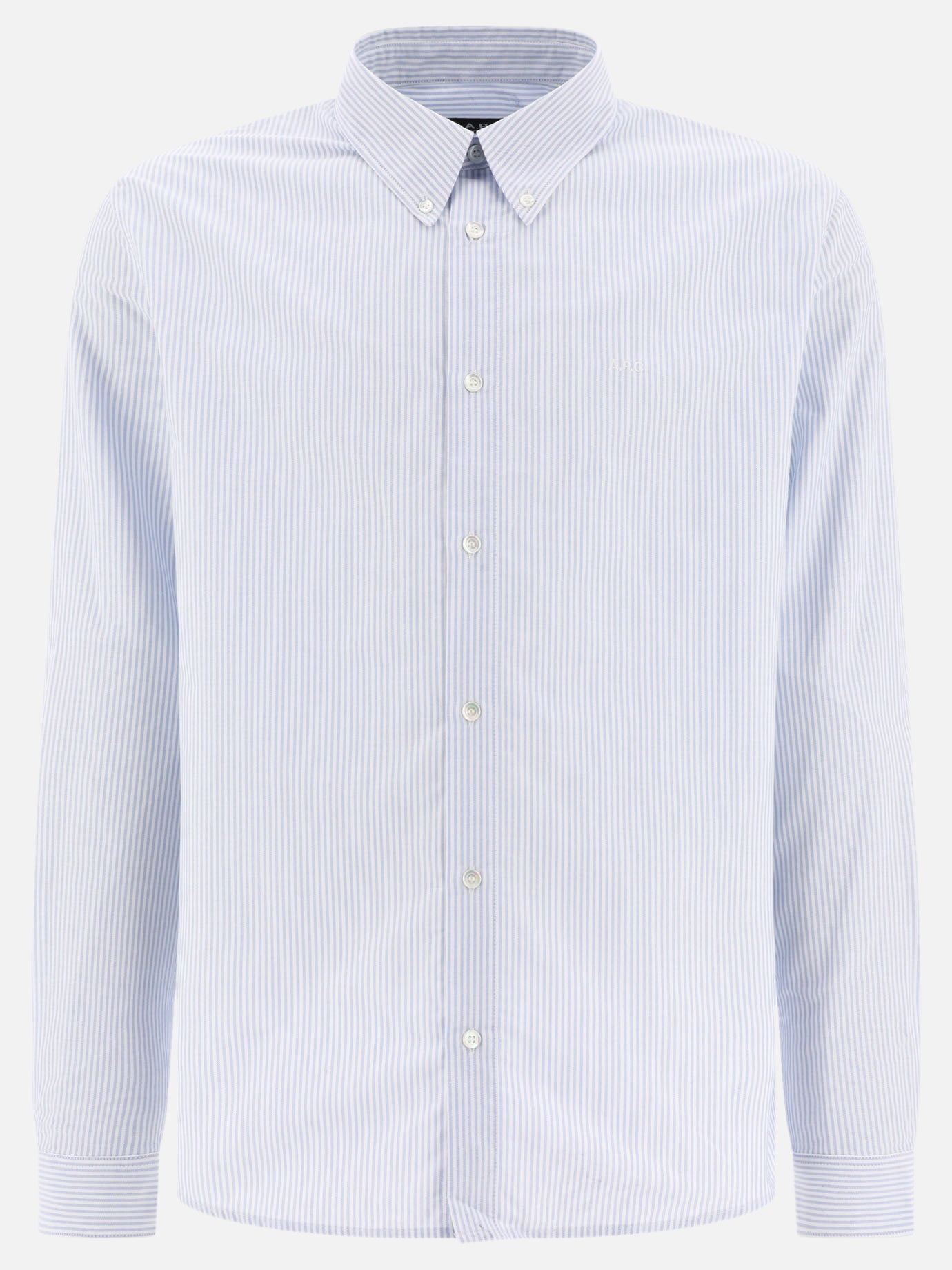 Casual shirts Striped  Light blue - A.P.C. Men | PDP | VIETTI Online Store | Zoom-Modal
