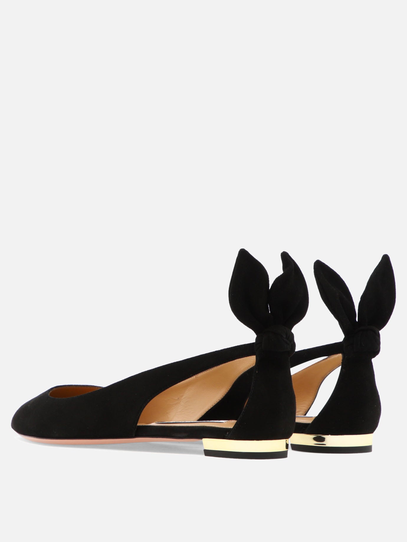 Classic ballet flats 100% kid leather - 100% calf leather  Black - Aquazzura Women | PDP | VIETTI Online Store | Zoom-Modal_4
