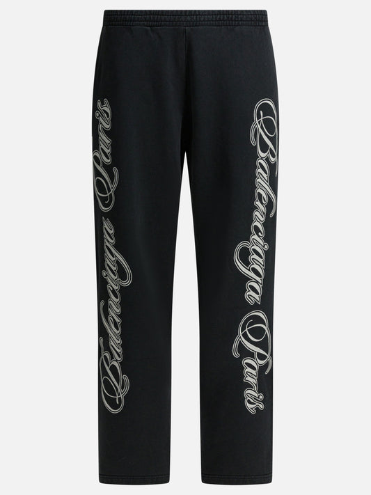 Sport trousers Graphics  Black - Balenciaga Men | PLP | VIETTI Online Store 
