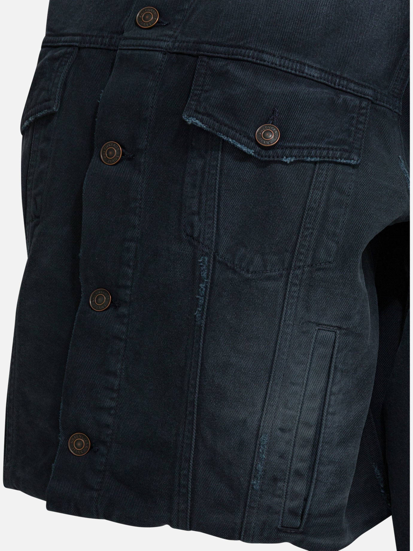 Denim jackets Solid colour  Blue - Balenciaga Women | PDP | VIETTI Online Store | Zoom-Modal_4

