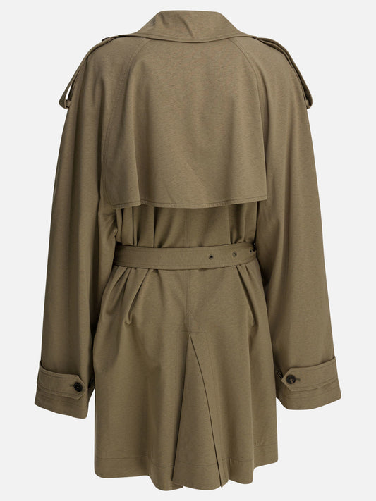 Raincoats & Trench coats Solid colour  Beige - Balenciaga Women | PDP | VIETTI Online Store | 2
