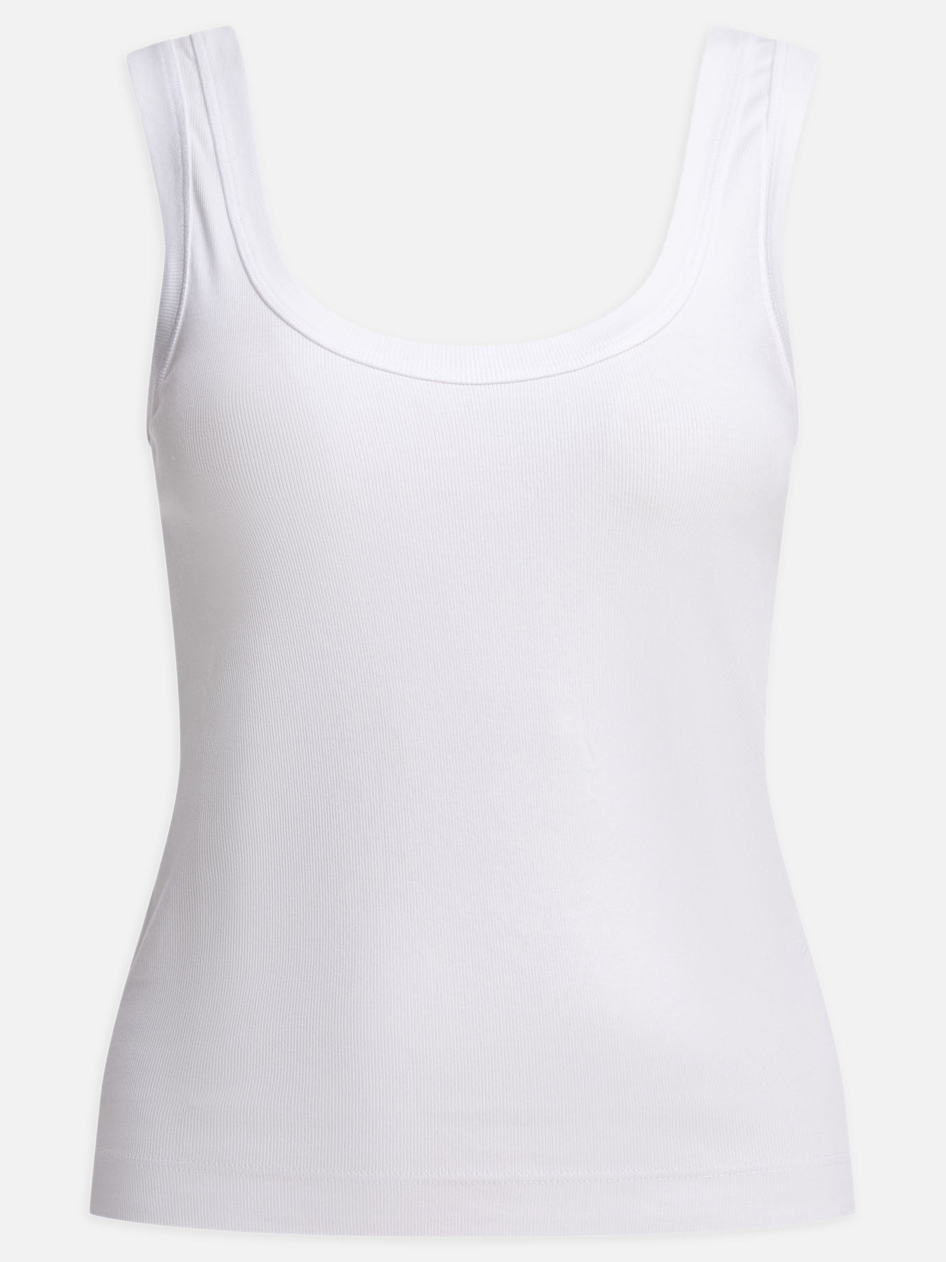 Tank tops Solid colour  White - Brunello Cucinelli Women | PDP | VIETTI Online Store | thumbnail