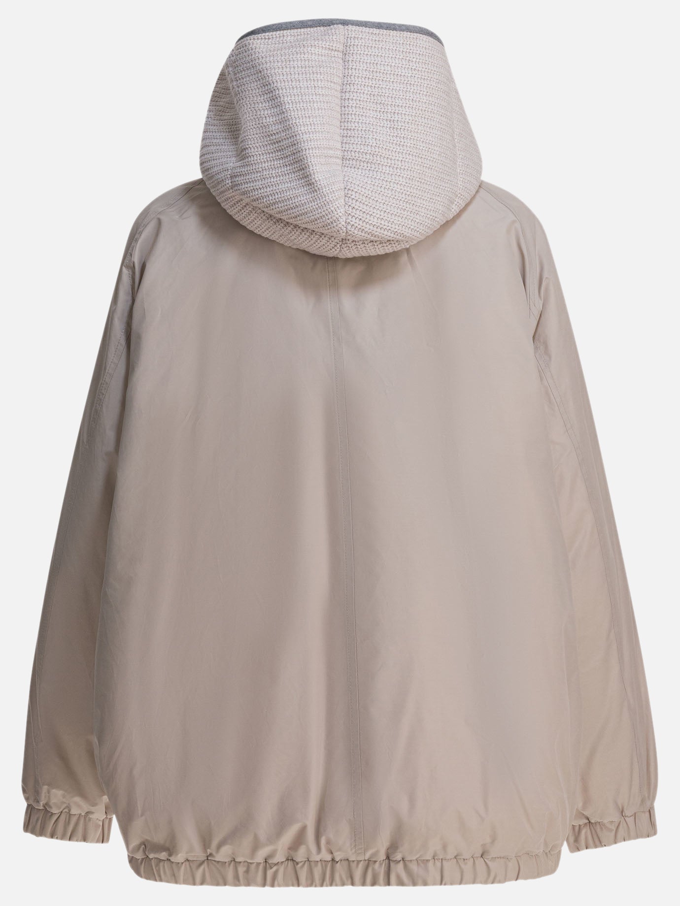 Down jackets Solid colour  Grey - Brunello Cucinelli Women | PDP | VIETTI Online Store | thumbnail_2
