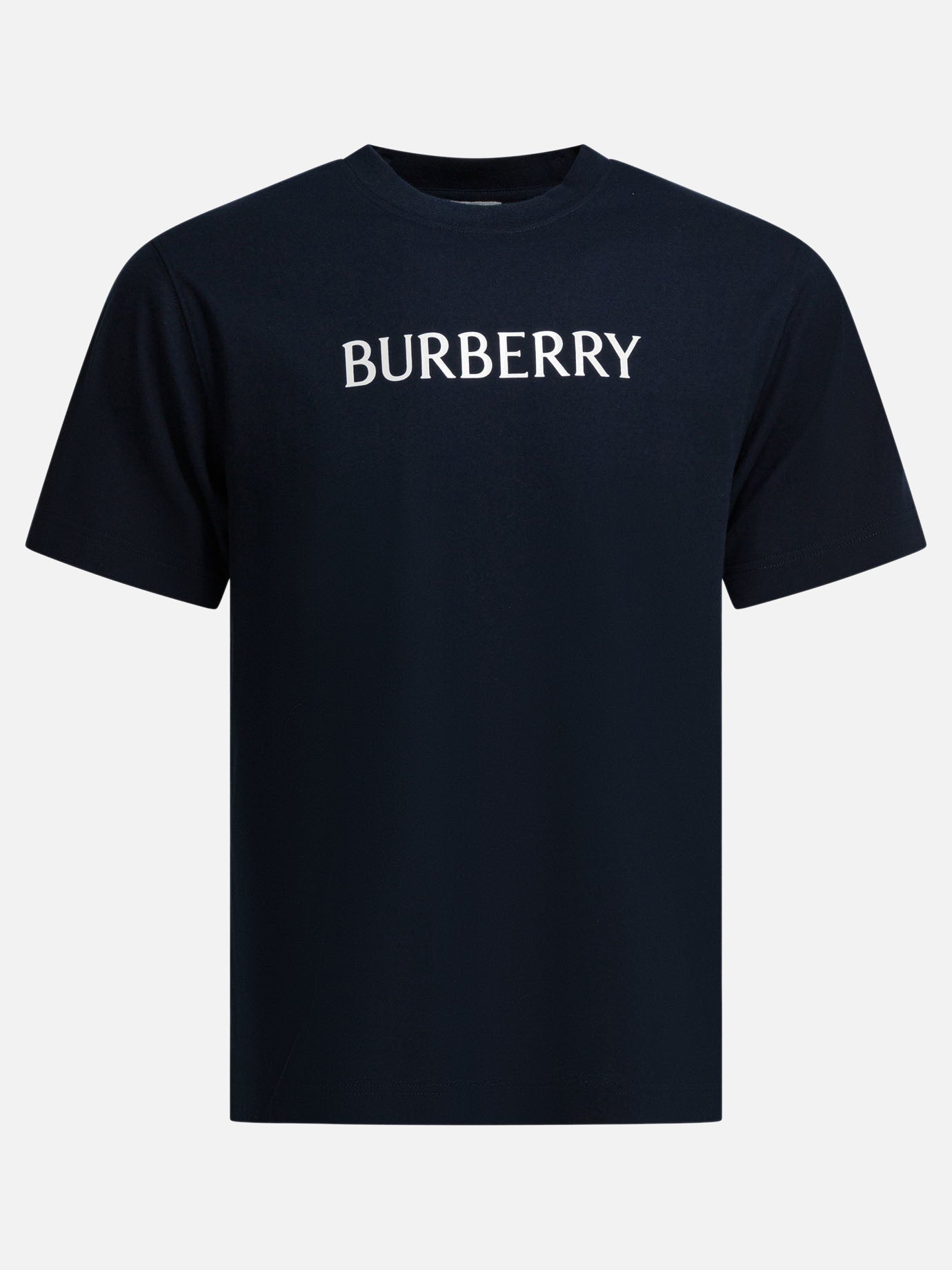 Crewneck t-shirts Logo  Blue - Burberry Men | PDP | VIETTI Online Store | thumbnail