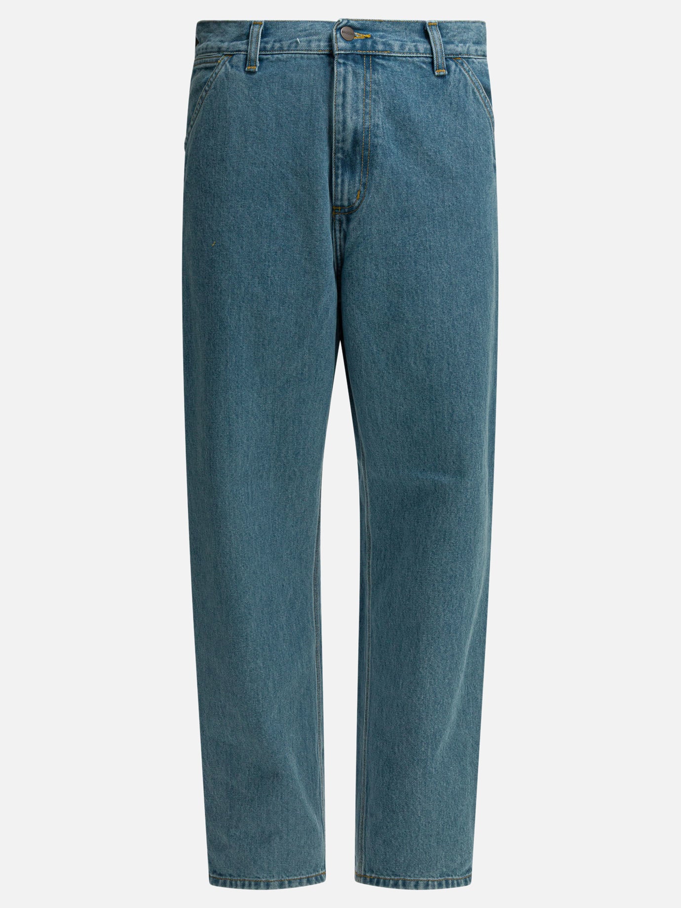 Wide-leg jeans 100% cotton  Blue - Carhartt WIP Men | PDP | VIETTI Online Store | Zoom-Modal
